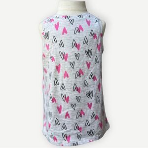 Cat & Jack Girls Toddler Kids Heart Print Sleeveless Tank Top. Tee. 5. 5T.